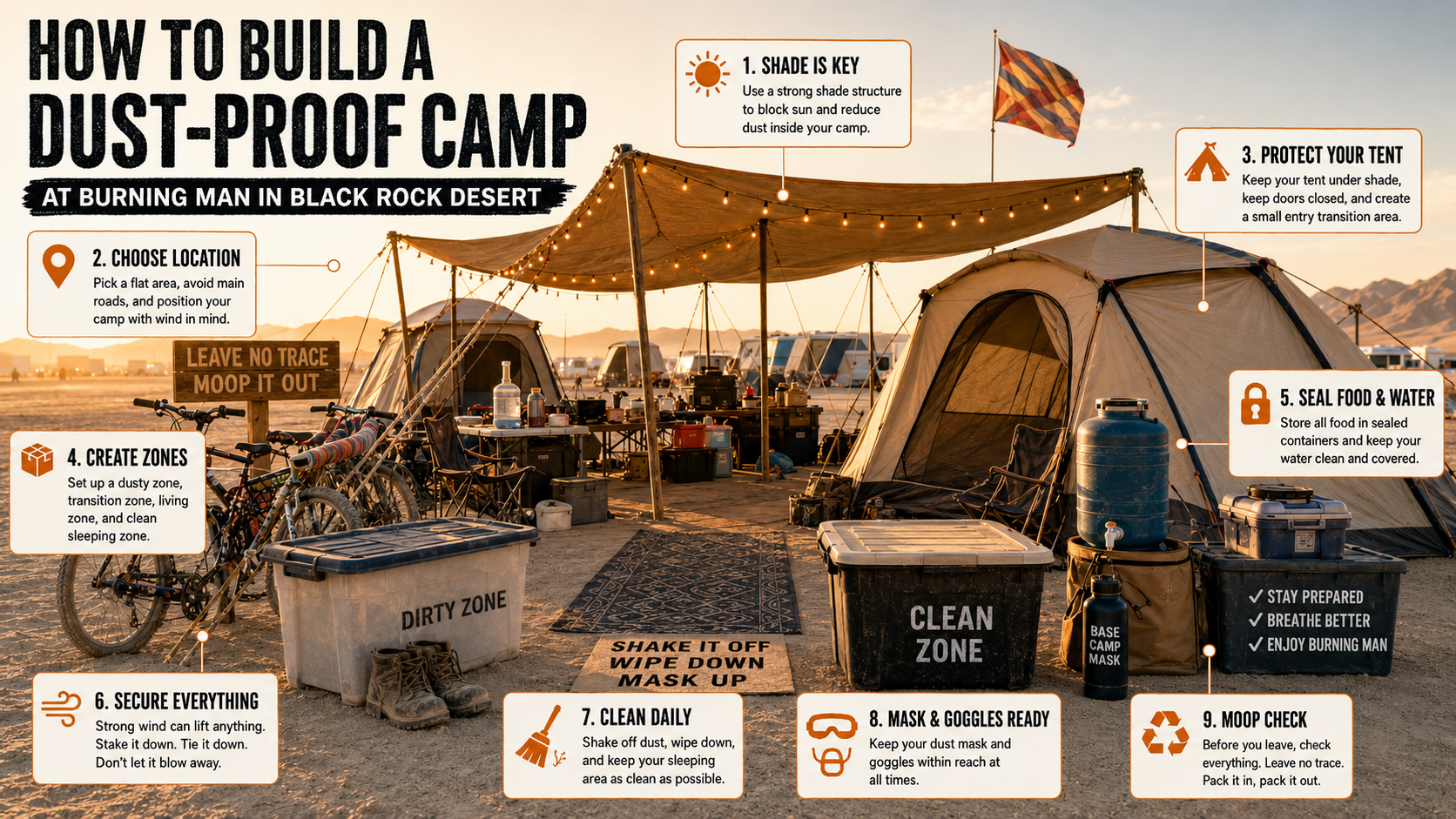How to Build a Dust-Proof Camp at Burning Man