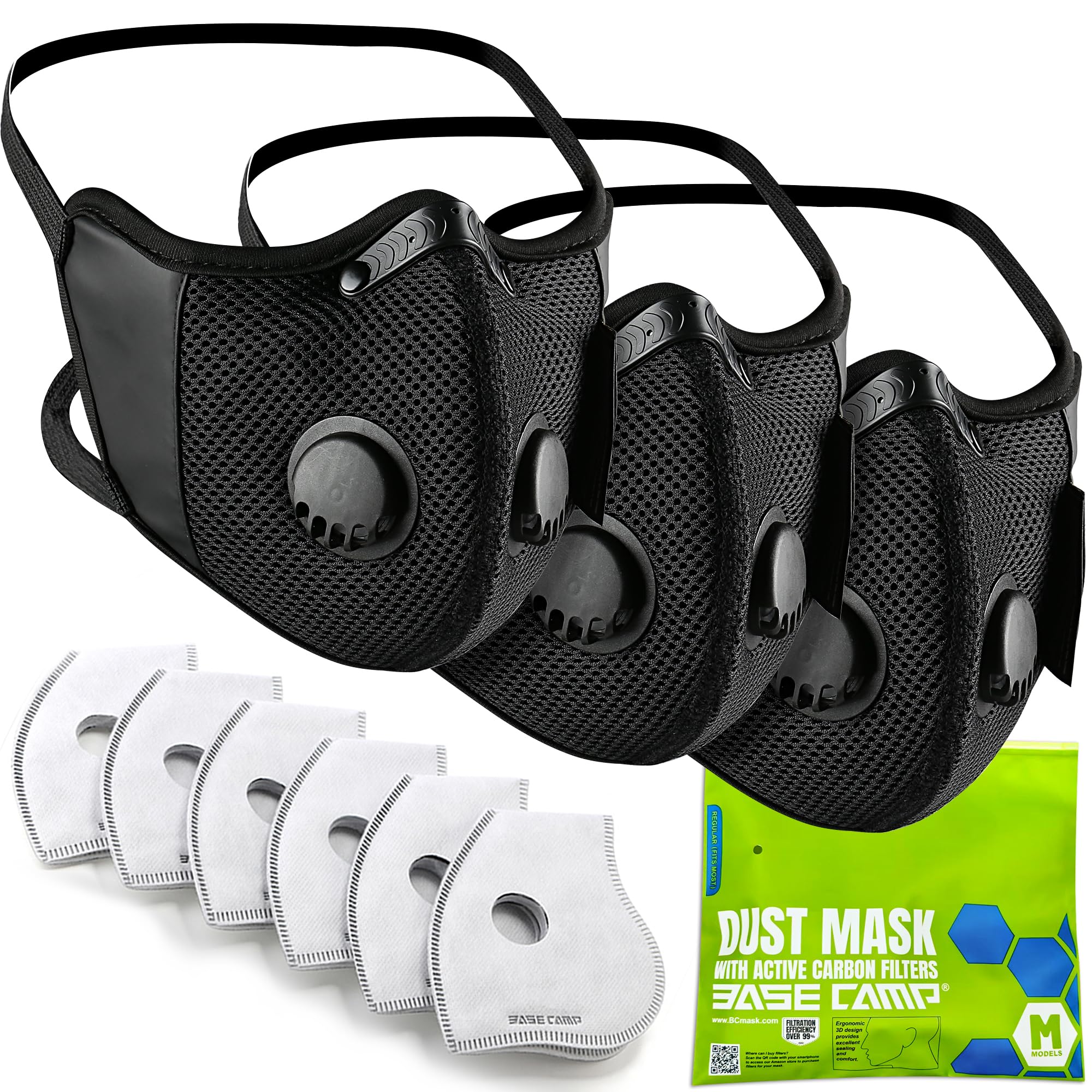 BASE CAMP® M Cross Dust Mask Combo Kit