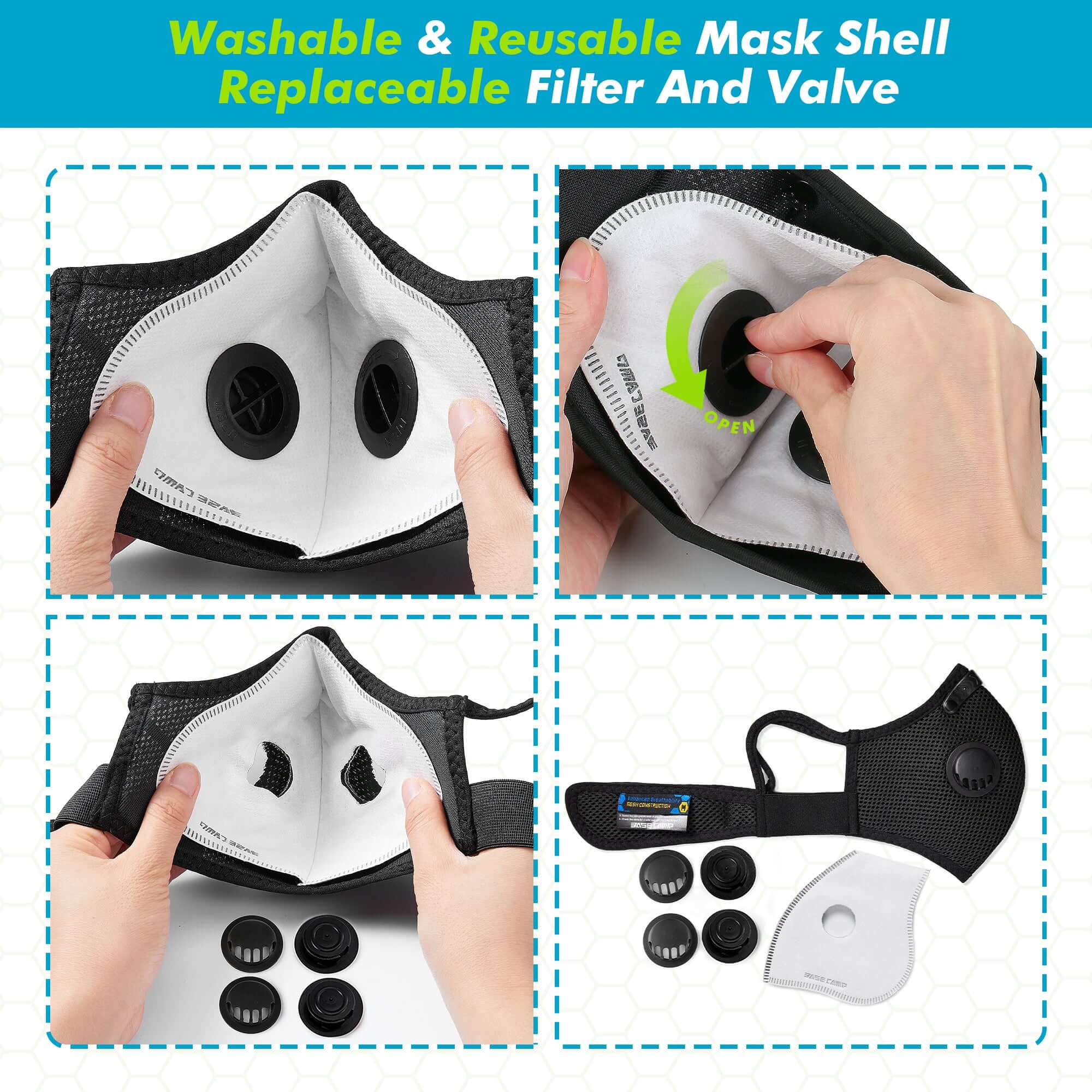 M Plus Dust Masks Filter Change Instructions