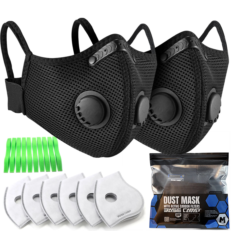 dust mask with nose foam 2-pack