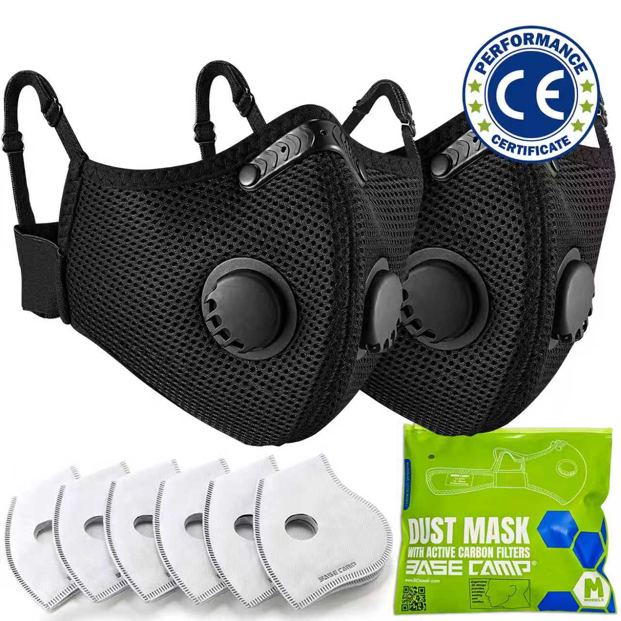 BASE CAMP® M Plus 4.0 Kit Combiné Masque Anti-Poussière