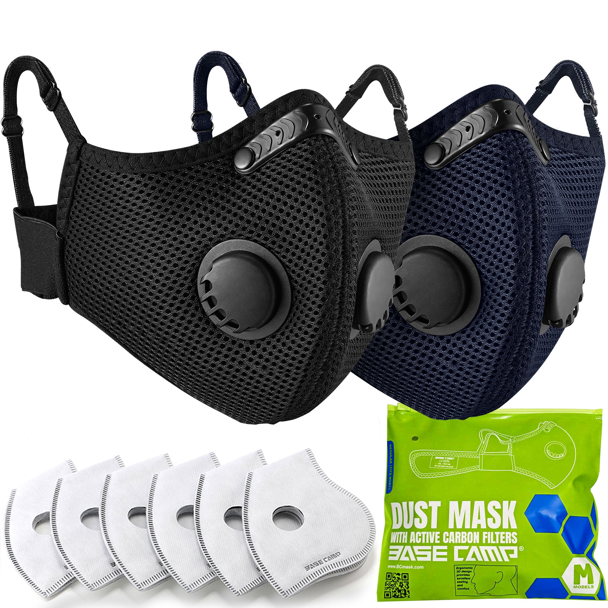 BASE CAMP® M Plus Dust Mask Color Combo Kit