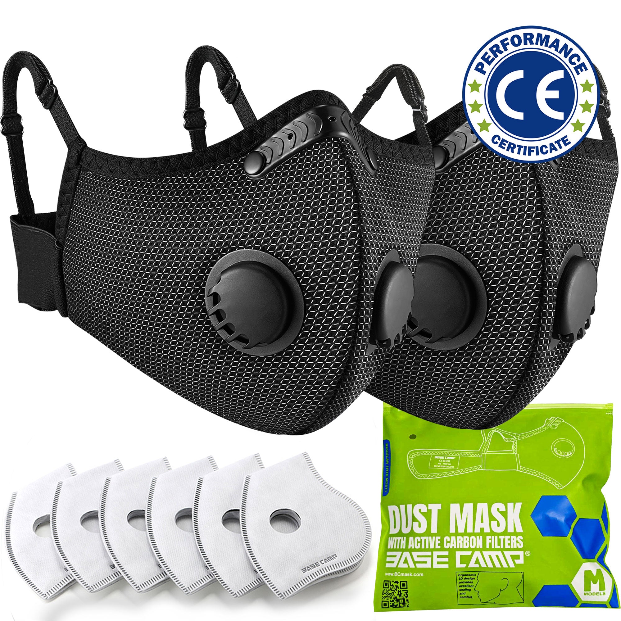 BASE CAMP® M Plus Silver Dust Mask Combo Kit