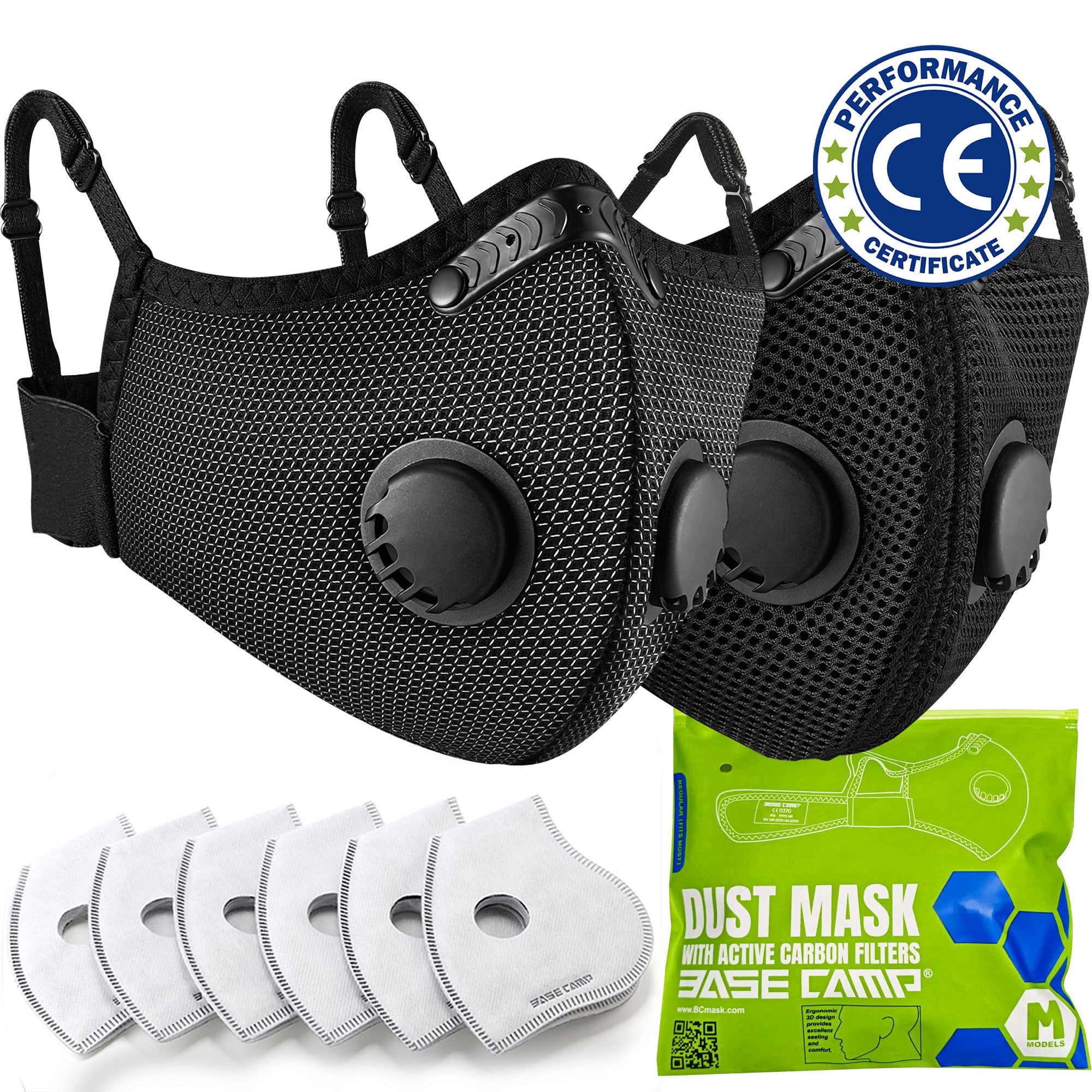 BASE CAMP® M Plus Silver Dust Mask Combo Kit