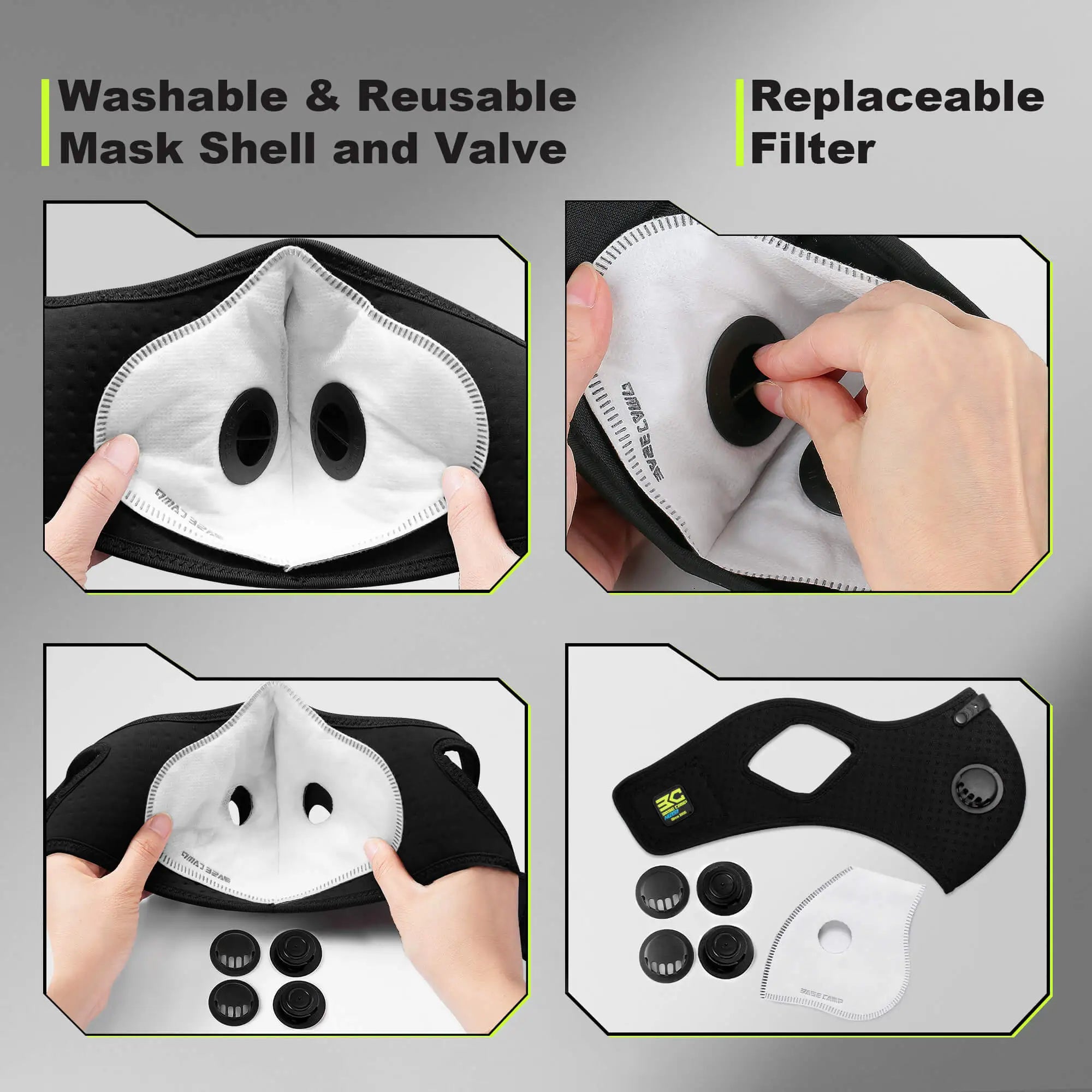 A6 dust mask reusable mask shell