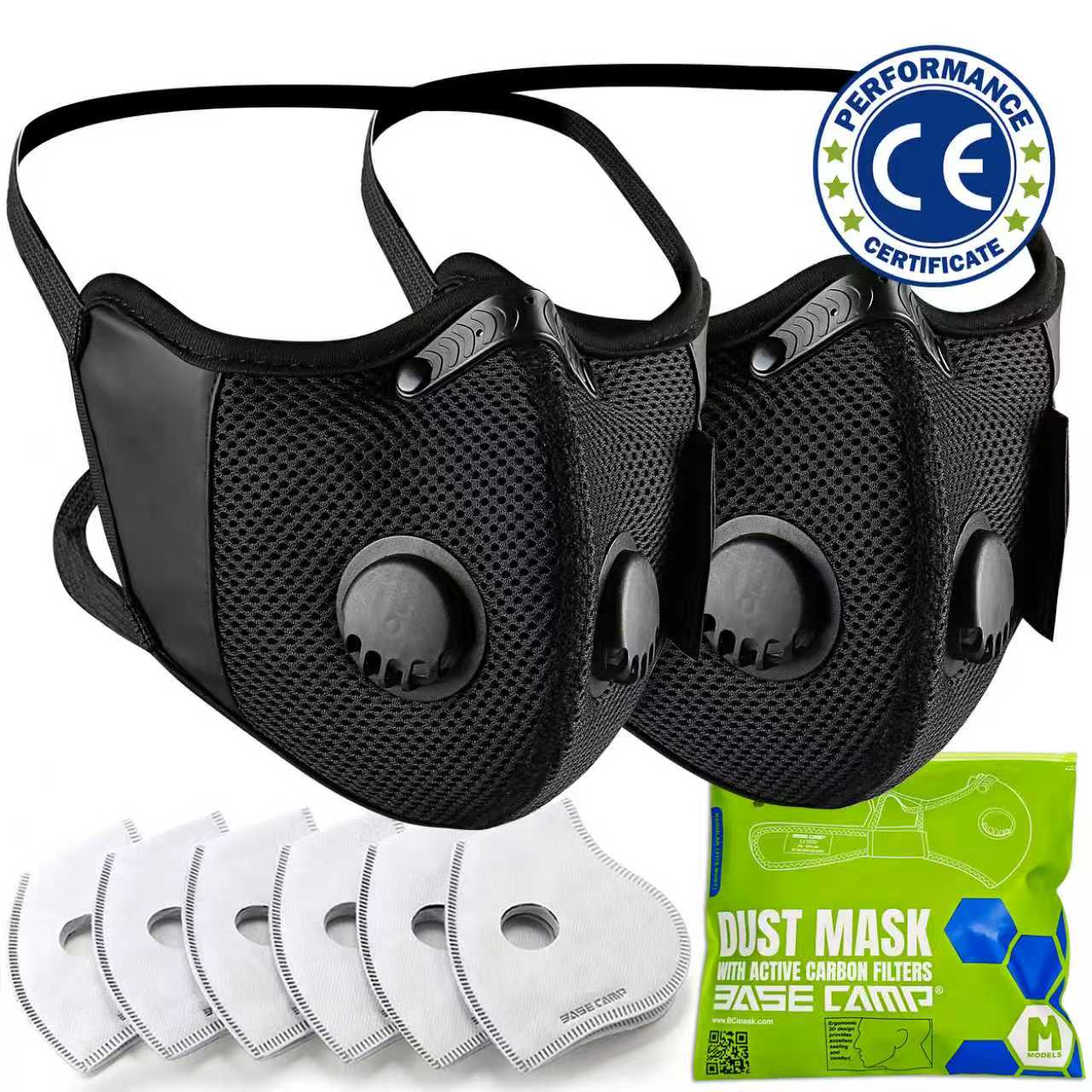 BASE CAMP® M Cross Dust Mask Combo Kit