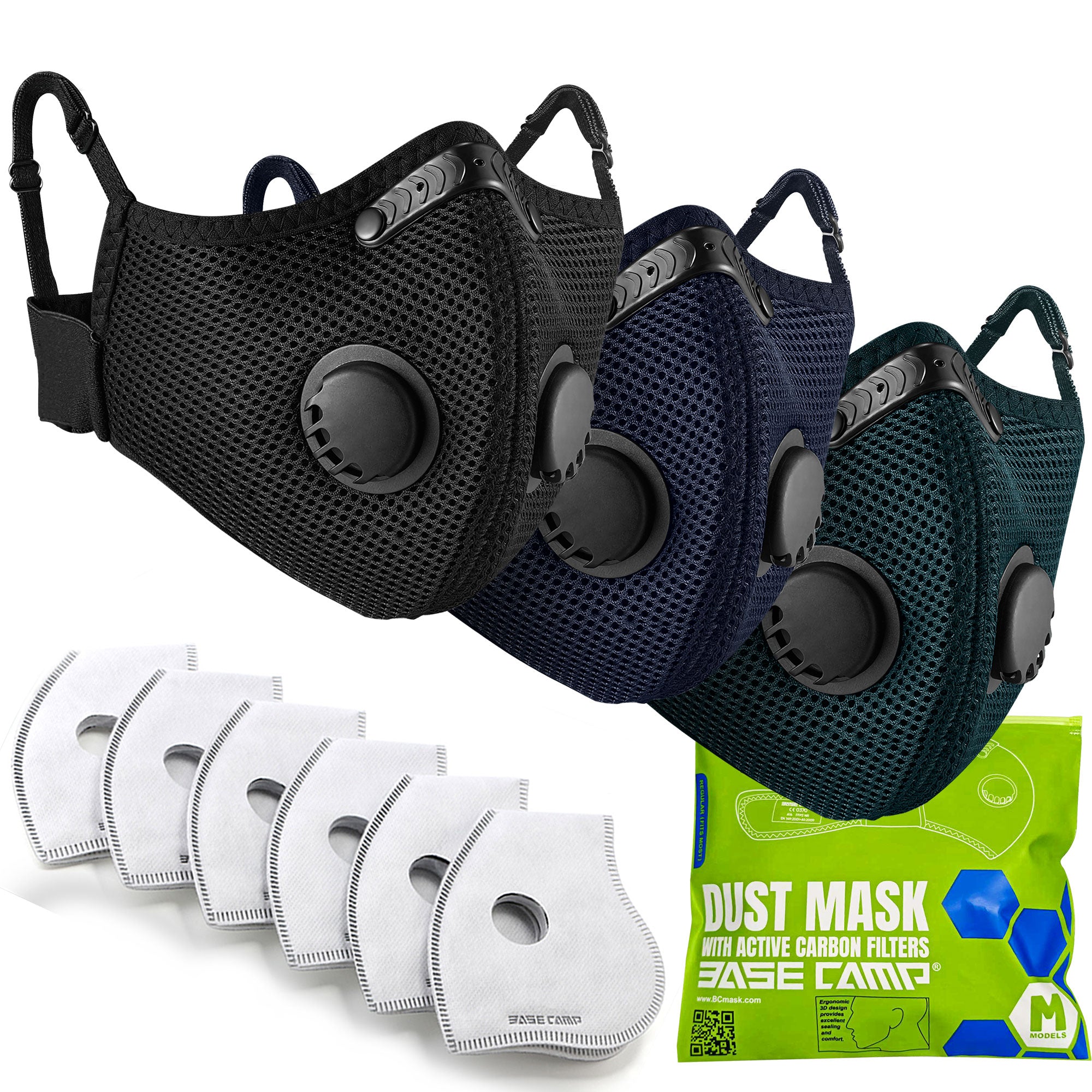 BASE CAMP® M Plus Dust Mask Color Combo Kit