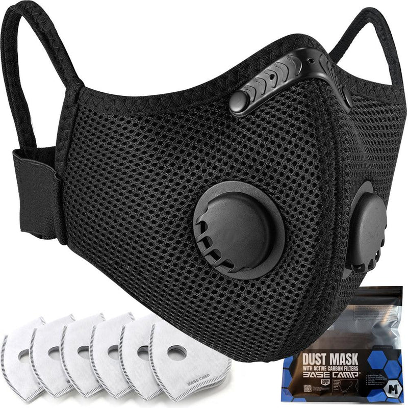 AlwaysH Reusable Washable Dust Mask with 6 Filters for Running